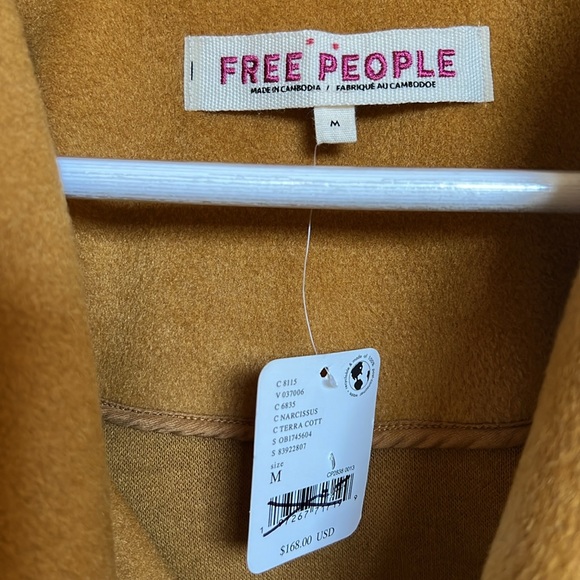 Stunning color Free People Mina Jacket Narcissus size Medium - Picture 5 of 9